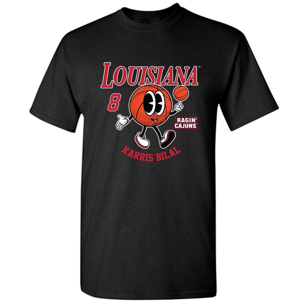 Louisiana - NCAA Men's Basketball : Karris Bilal - Fashion Shersey T-Shirt-0