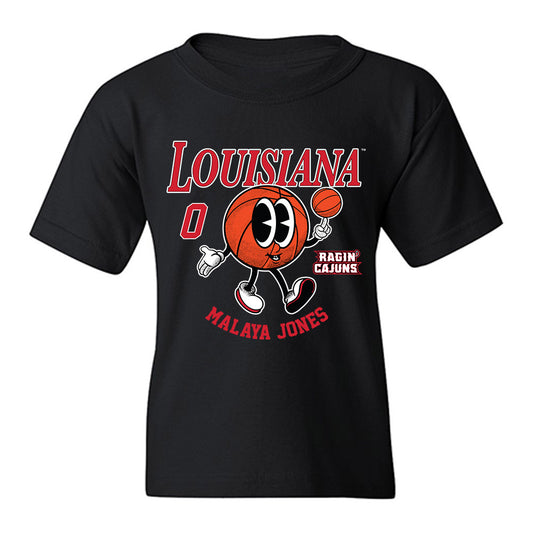 Louisiana - NCAA Women's Basketball : Malaya Jones - Fashion Shersey Youth T-Shirt-0
