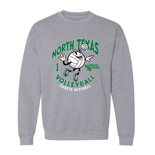 North Texas - NCAA Women's Volleyball : Dakota Mitchell - Fashion Shersey Crewneck Sweatshirt-0