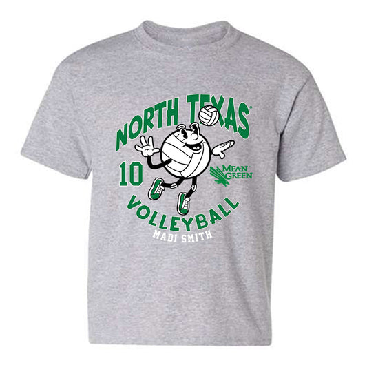 North Texas - NCAA Women's Volleyball : Madi Smith - Fashion Shersey Youth T-Shirt-0