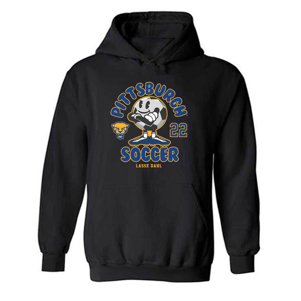 Pittsburgh - NCAA Men's Soccer : Lasse Dahl - Fashion Shersey Hooded Sweatshirt-0