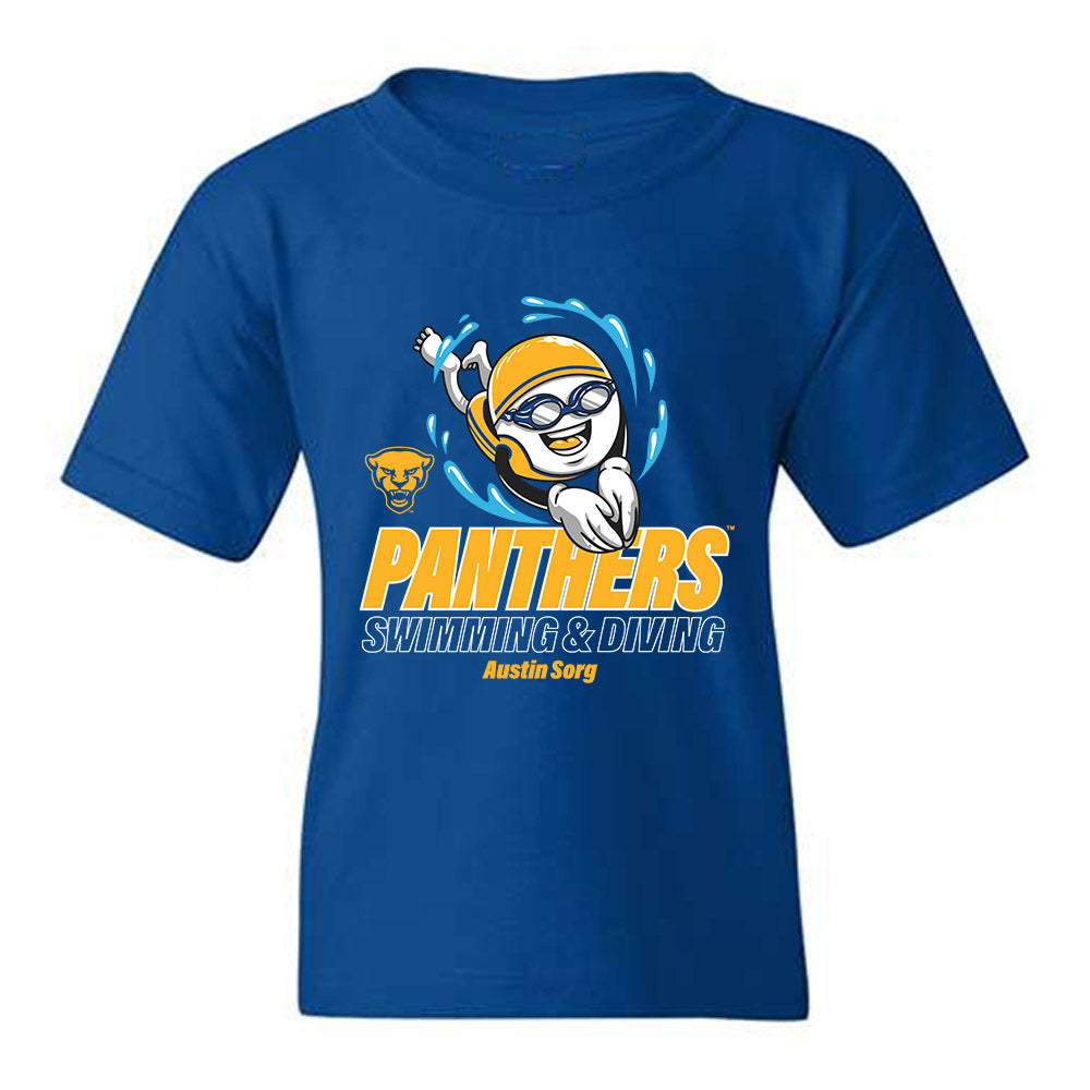 Pittsburgh - NCAA Men's Swimming & Diving : Austin Sorg - Fashion Shersey Youth T-Shirt-0