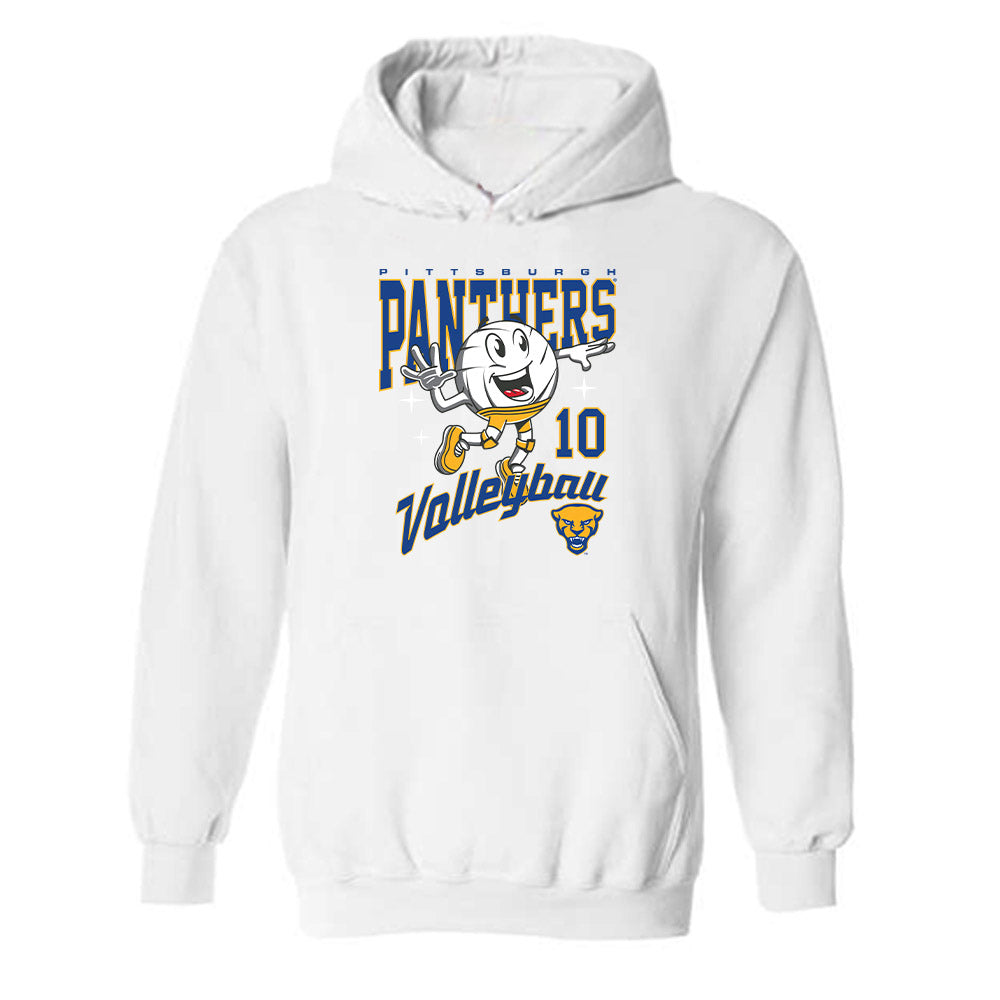 Pittsburgh - NCAA Women's Volleyball : Marina Pezelj - Hooded Sweatshirt-0