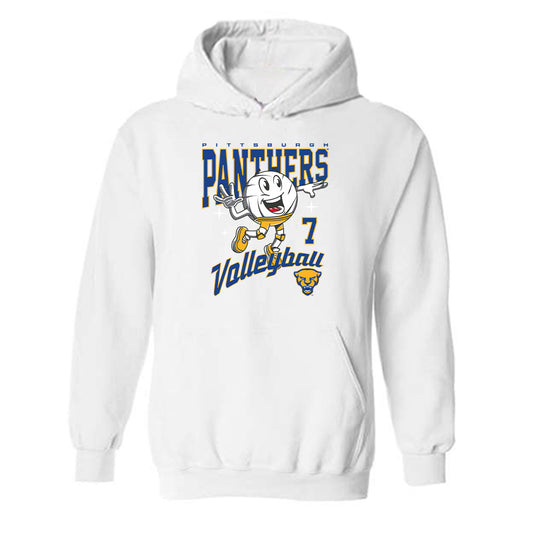 Pittsburgh - NCAA Women's Volleyball : Izzy Masten - Hooded Sweatshirt-0