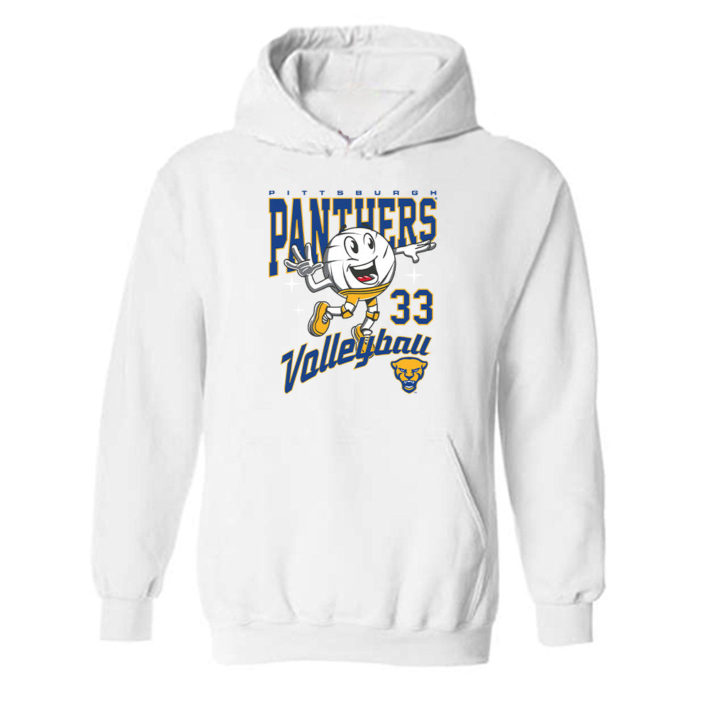 Pittsburgh - NCAA Women's Volleyball : Jessica Smallwood - Hooded Sweatshirt-0