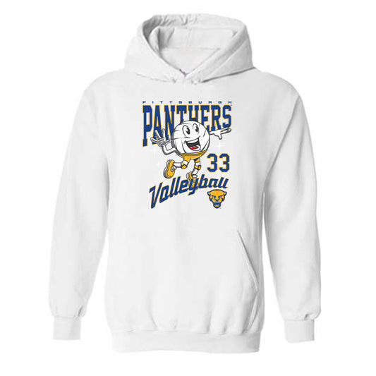 Pittsburgh - NCAA Women's Volleyball : Jessica Smallwood - Hooded Sweatshirt-0