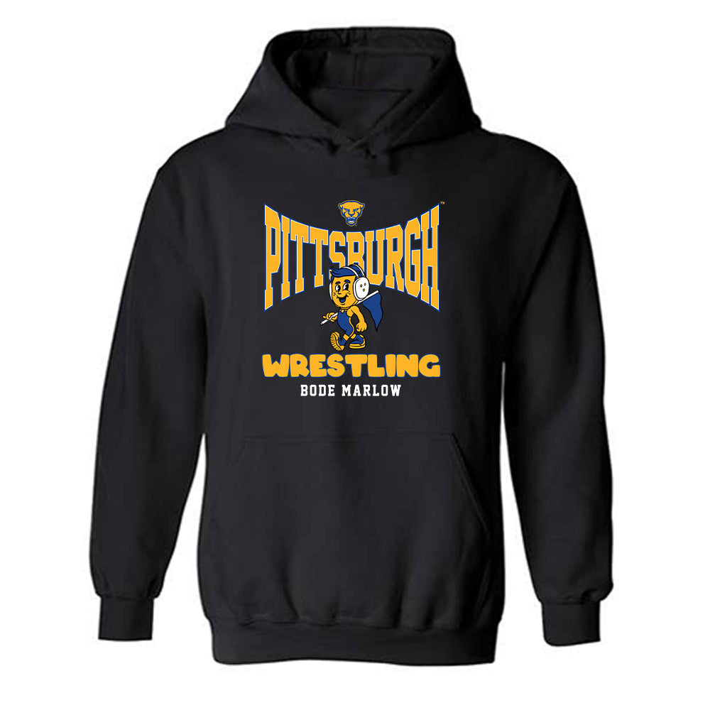 Pittsburgh - NCAA Wrestling : Bode Marlow - Fashion Shersey Hooded Sweatshirt-0