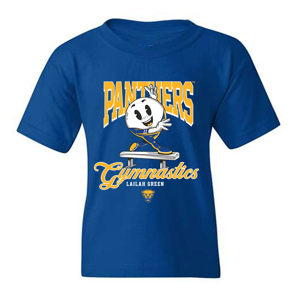 Pittsburgh - NCAA Women's Gymnastics : Lailah Green - Fashion Shersey Youth T-Shirt-0