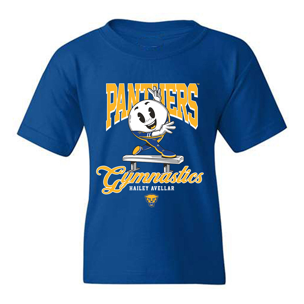 Pittsburgh - NCAA Women's Gymnastics : Hailey Avellar - Fashion Shersey Youth T-Shirt-0