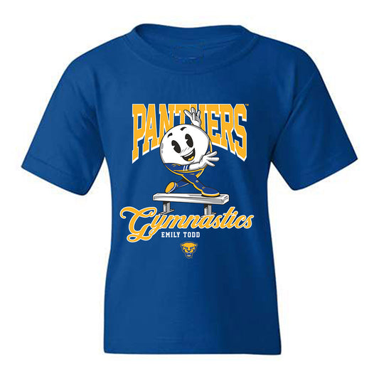 Pittsburgh - NCAA Women's Gymnastics : Emily Todd - Fashion Shersey Youth T-Shirt-0