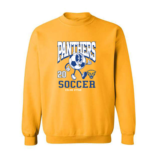 Pittsburgh - NCAA Women's Soccer : Celine Ottah - Fashion Shersey Crewneck Sweatshirt-0