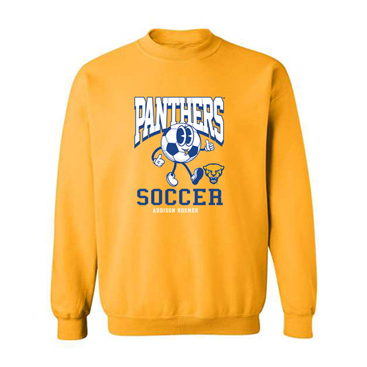 Pittsburgh - NCAA Women's Soccer : Addison Roemer - Fashion Shersey Crewneck Sweatshirt-0