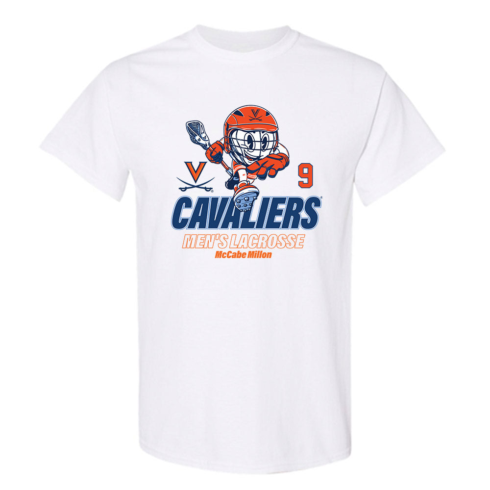 Virginia - NCAA Men's Lacrosse : McCabe Millon - Fashion Shersey T-Shirt-0