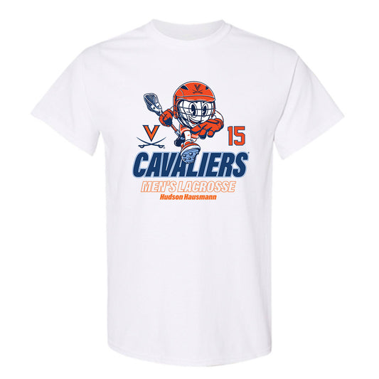 Virginia - NCAA Men's Lacrosse : Hudson Hausmann - Fashion Shersey T-Shirt-0