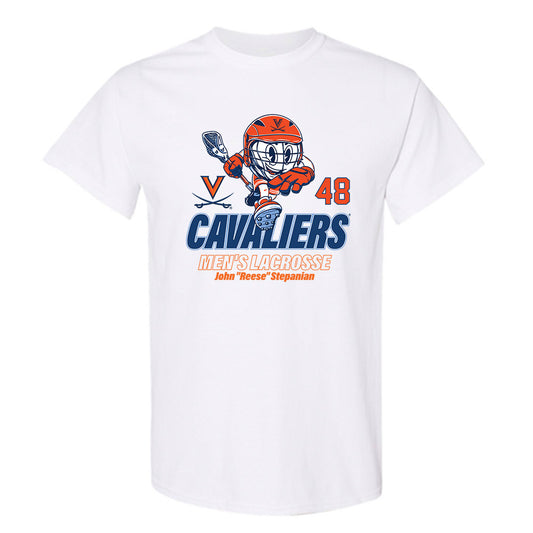 Virginia - NCAA Men's Lacrosse : John "Reese" Stepanian - Fashion Shersey T-Shirt-0