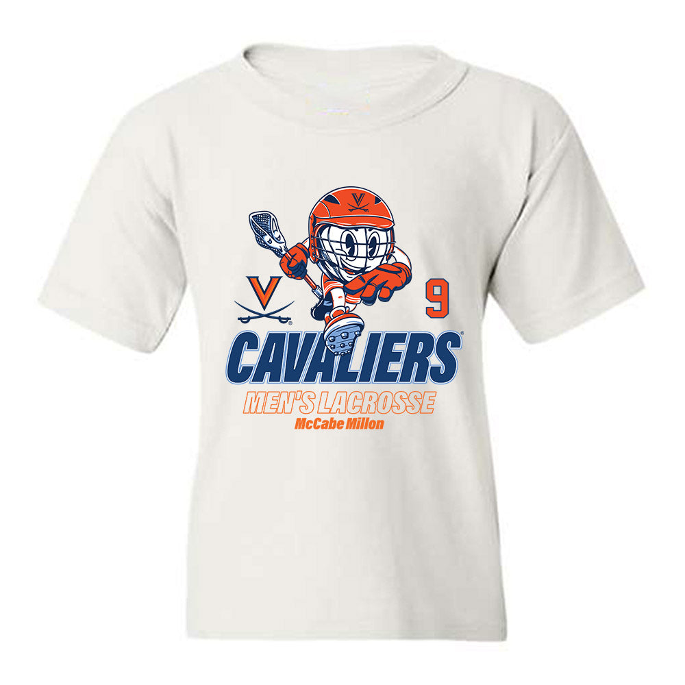Virginia - NCAA Men's Lacrosse : McCabe Millon - Fashion Shersey Youth T-Shirt-0