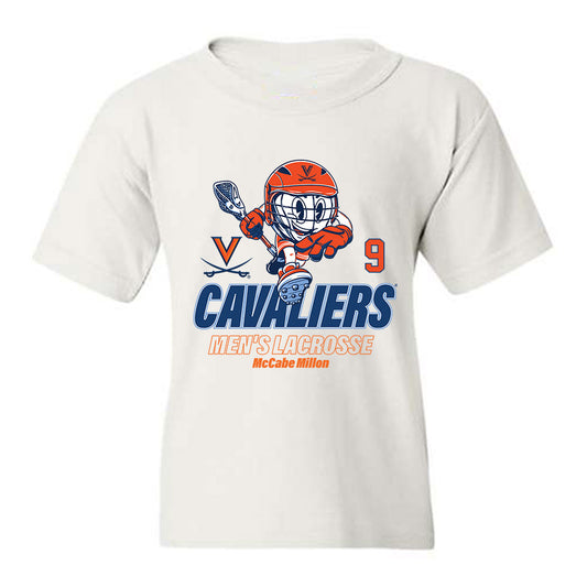 Virginia - NCAA Men's Lacrosse : McCabe Millon - Fashion Shersey Youth T-Shirt-0