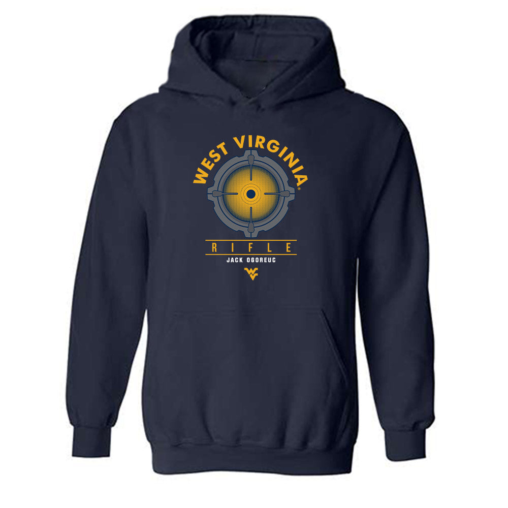 West Virginia - NCAA Rifle : Jack Ogoreuc - Fashion Shersey Hooded Sweatshirt-0