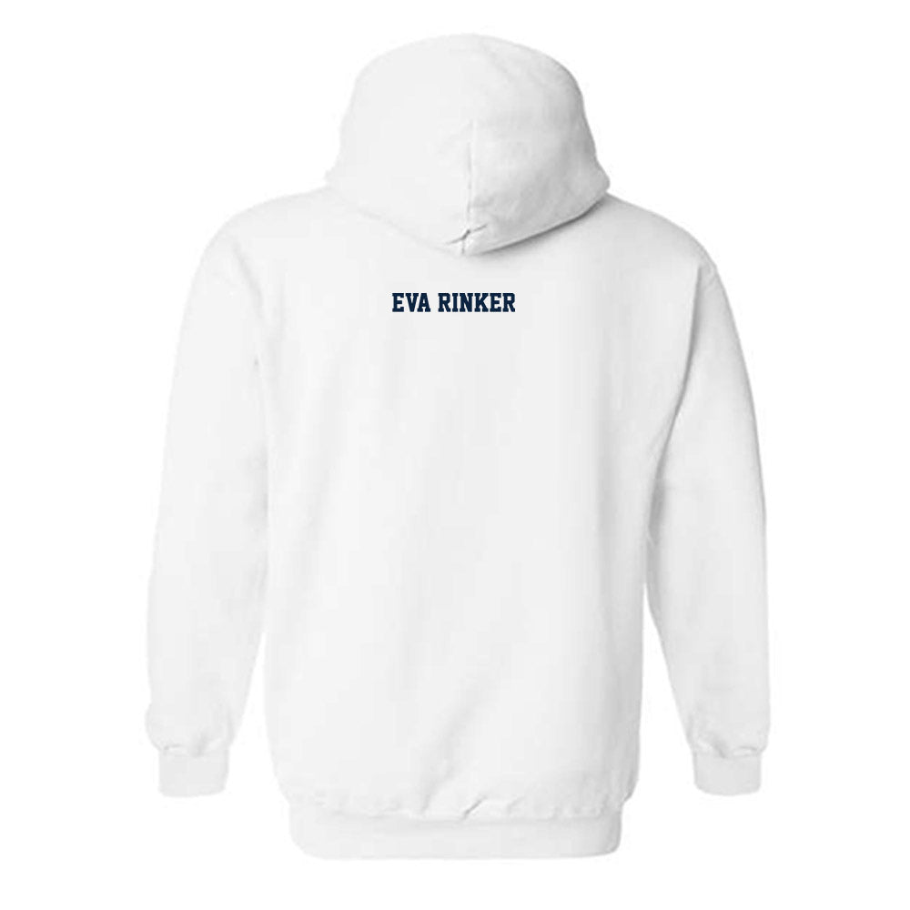 West Virginia - NCAA Women's Cross Country : Eva Rinker - Fashion Shersey Hooded Sweatshirt-1