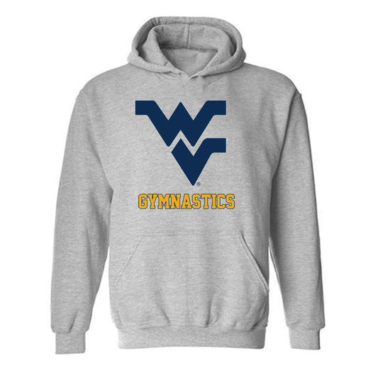 West Virginia - NCAA Women's Gymnastics : Kayla Smith - Fashion Shersey Hooded Sweatshirt-0