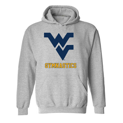 West Virginia - NCAA Women's Gymnastics : Eden Webster - Fashion Shersey Hooded Sweatshirt-0