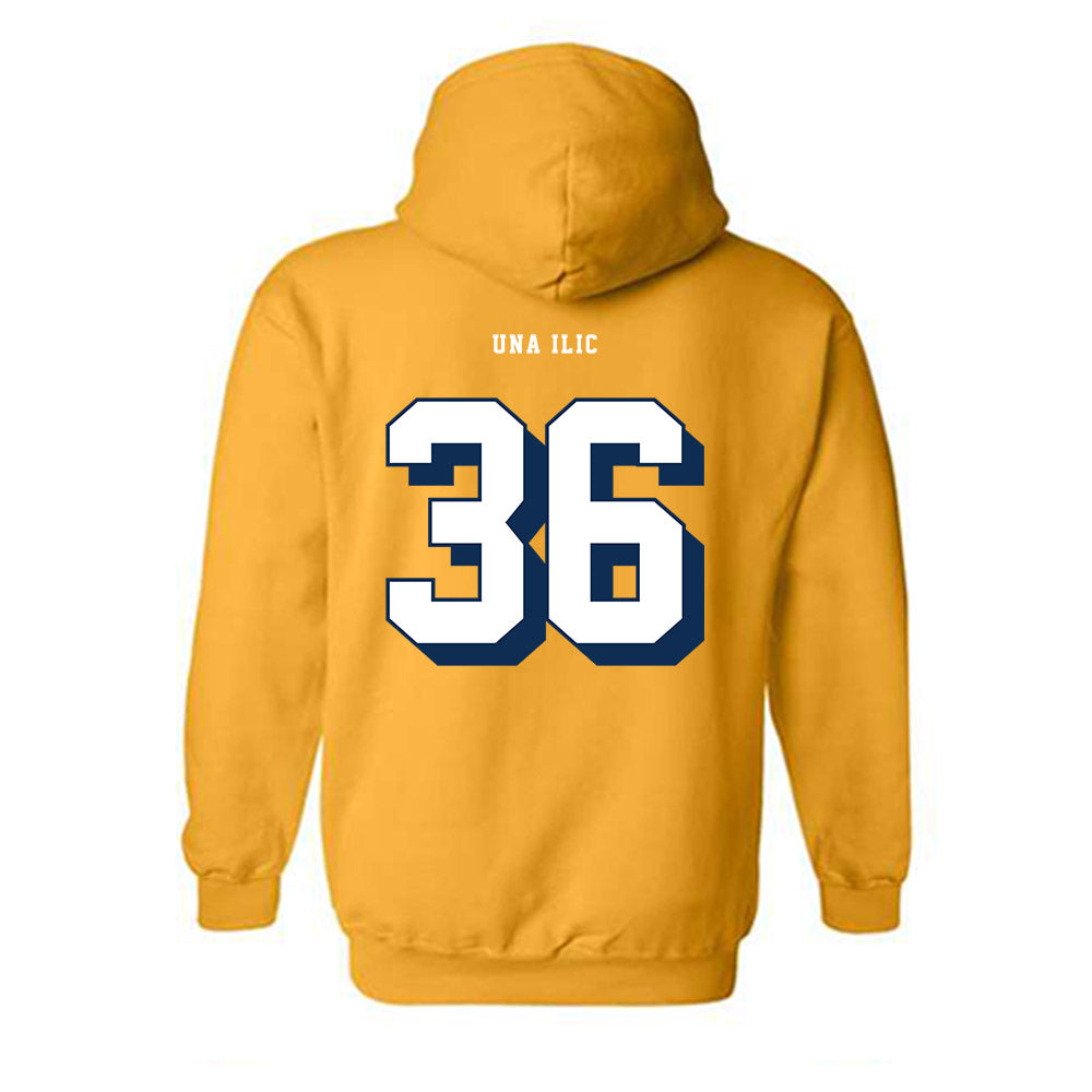 West Virginia - NCAA Women's Rowing : Una Ilic - Fashion Shersey Hooded Sweatshirt-1