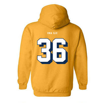 West Virginia - NCAA Women's Rowing : Una Ilic - Fashion Shersey Hooded Sweatshirt-1