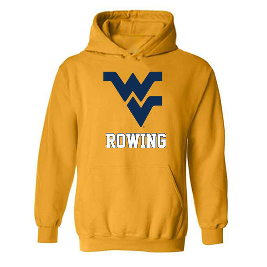 West Virginia - NCAA Women's Rowing : Tessa Naldzin - Fashion Shersey Hooded Sweatshirt-0