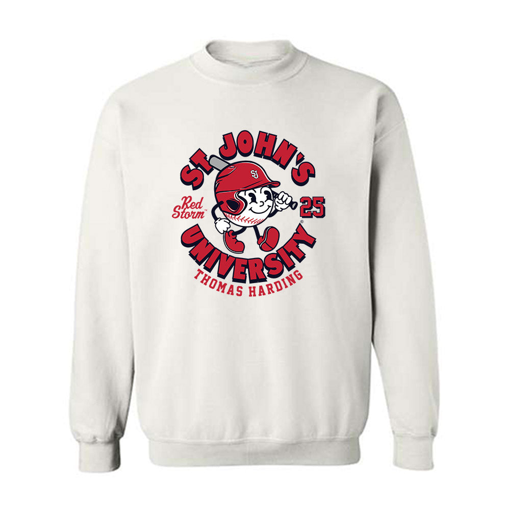 St. Johns - NCAA Baseball : Thomas Harding - Fashion Shersey Crewneck Sweatshirt-0