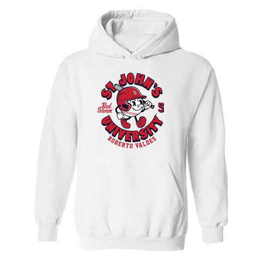 St. Johns - NCAA Baseball : Roberto Valdes - Fashion Shersey Hooded Sweatshirt-0