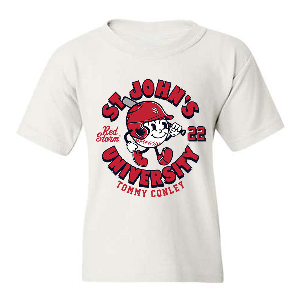 St. Johns - NCAA Baseball : Tommy Conley - Fashion Shersey Youth T-Shirt-0
