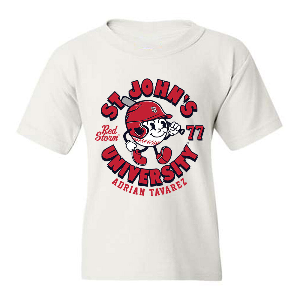 St. Johns - NCAA Baseball : Adrian Tavarez - Fashion Shersey Youth T-Shirt-0