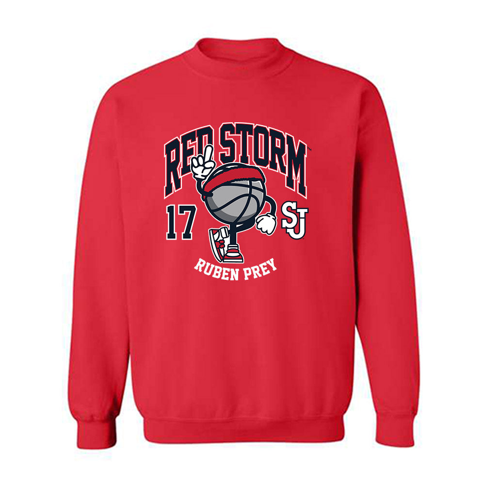 St. Johns - NCAA Men's Basketball : Ruben Prey - Fashion Shersey Crewneck Sweatshirt-0