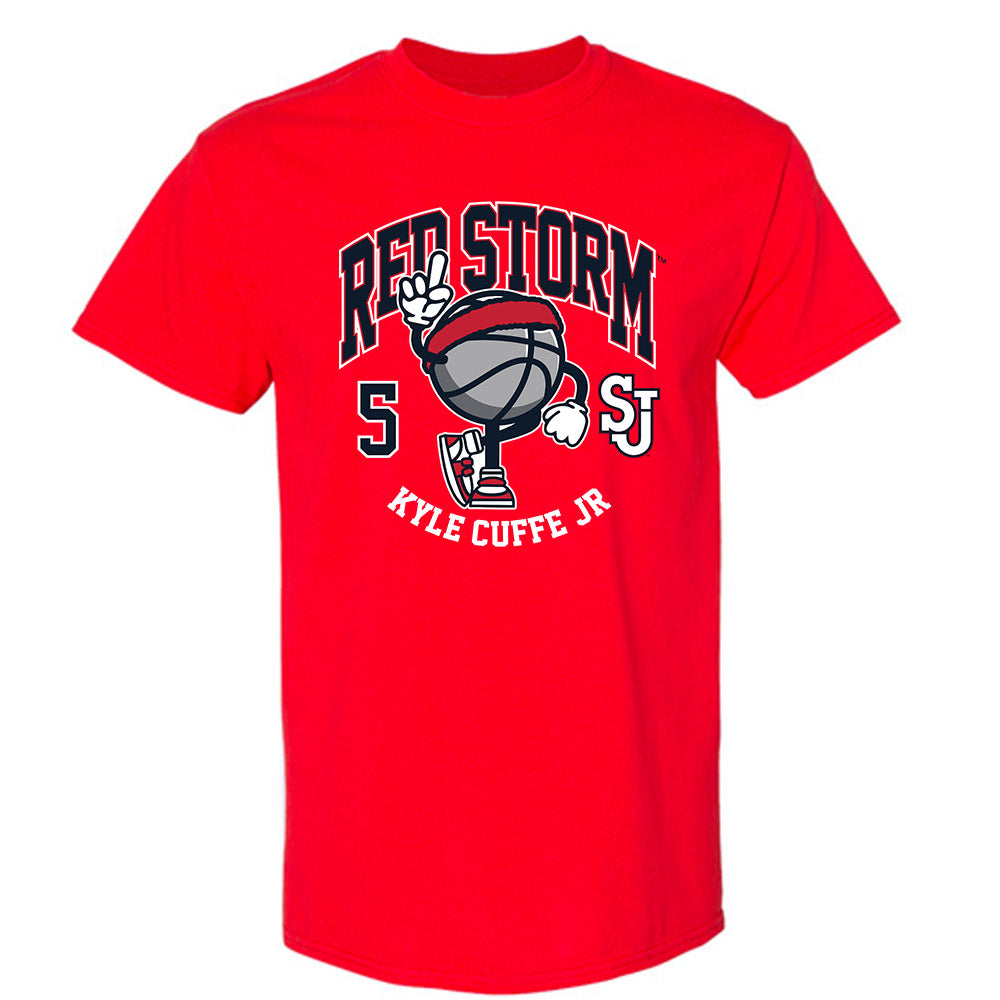 St. Johns - NCAA Men's Basketball : Kyle Cuffe Jr - Fashion Shersey T-Shirt-0