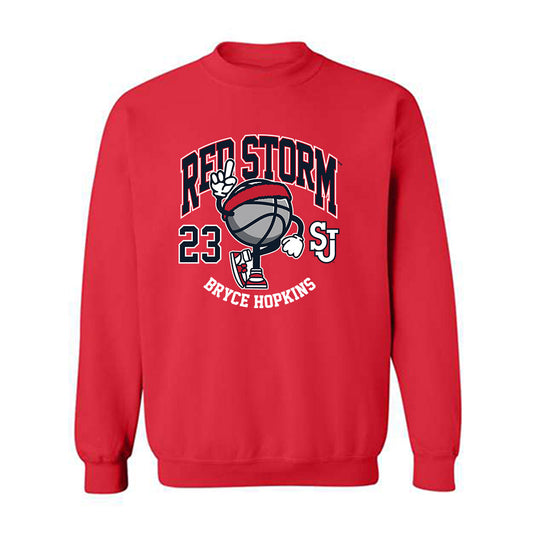 St. Johns - NCAA Men's Basketball : Bryce Hopkins - Fashion Shersey Crewneck Sweatshirt-0