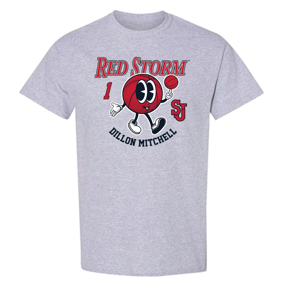 St. Johns - NCAA Men's Basketball : Dillon Mitchell - Fashion Shersey T-Shirt-0