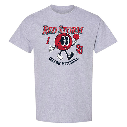 St. Johns - NCAA Men's Basketball : Dillon Mitchell - Fashion Shersey T-Shirt-0