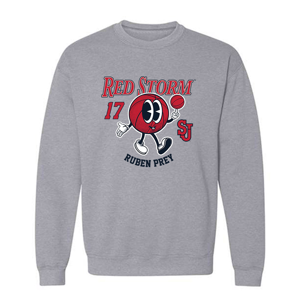St. Johns - NCAA Men's Basketball : Ruben Prey - Fashion Shersey Crewneck Sweatshirt-0