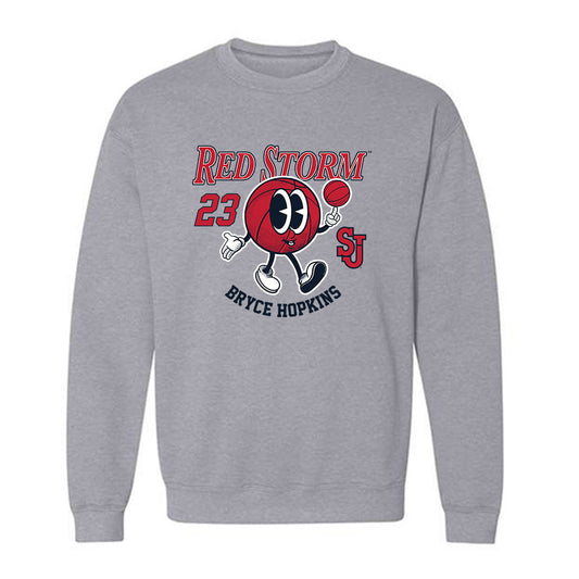 St. Johns - NCAA Men's Basketball : Bryce Hopkins - Fashion Shersey Crewneck Sweatshirt-0