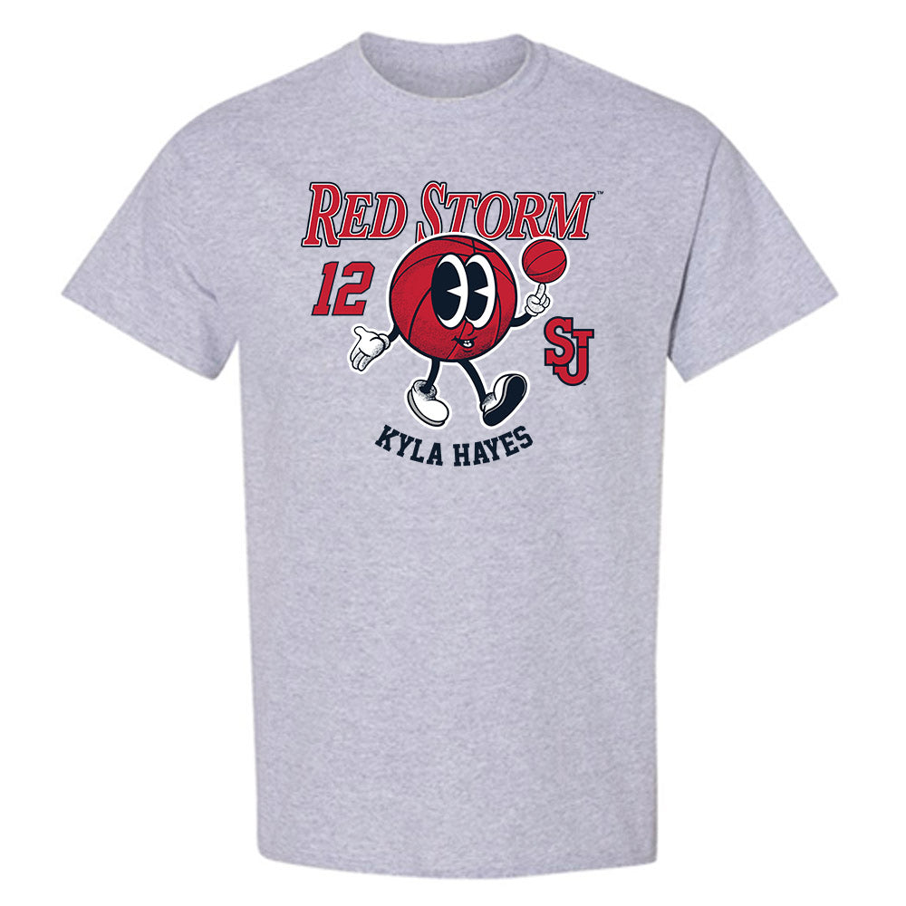 St. Johns - NCAA Women's Basketball : Kyla Hayes - Fashion Shersey T-Shirt-0