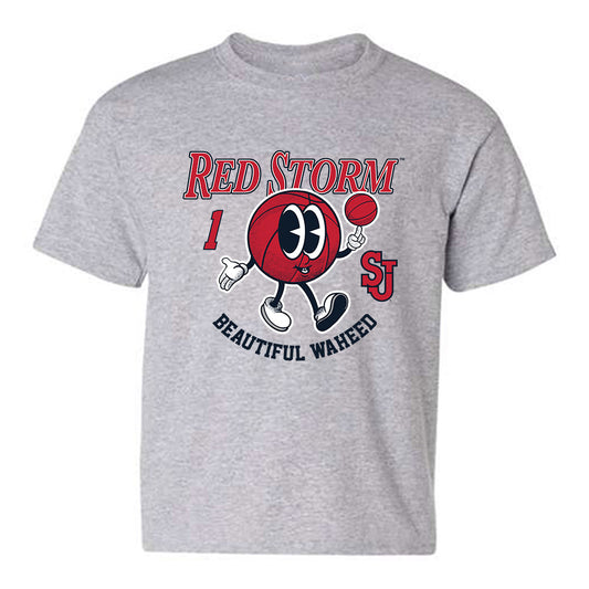 St. Johns - NCAA Women's Basketball : Beautiful Waheed - Fashion Shersey Youth T-Shirt-0