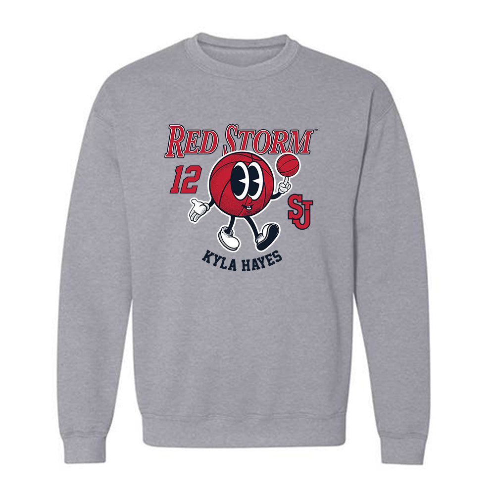 St. Johns - NCAA Women's Basketball : Kyla Hayes - Fashion Shersey Crewneck Sweatshirt-0