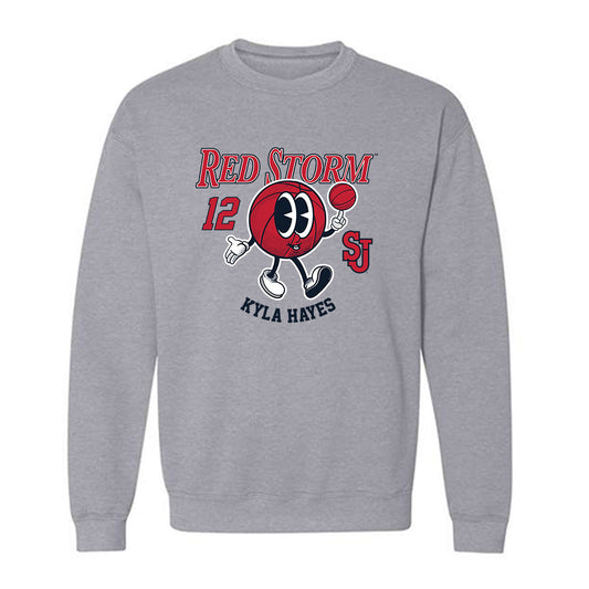 St. Johns - NCAA Women's Basketball : Kyla Hayes - Fashion Shersey Crewneck Sweatshirt-0