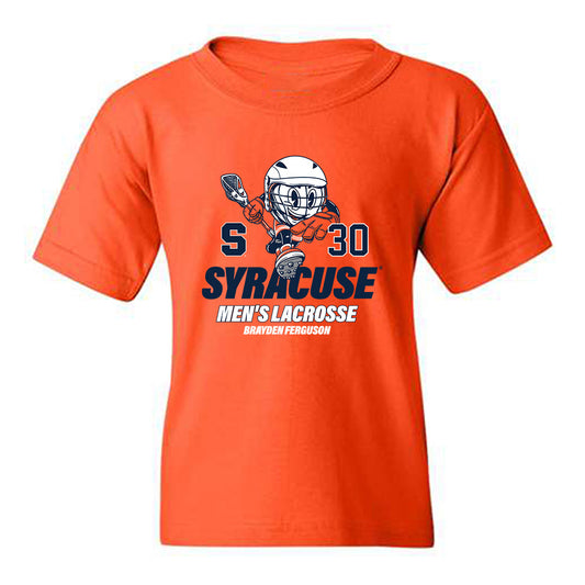 Syracuse - NCAA Men's Lacrosse : Brayden Ferguson - Fashion Shersey Youth T-Shirt-0