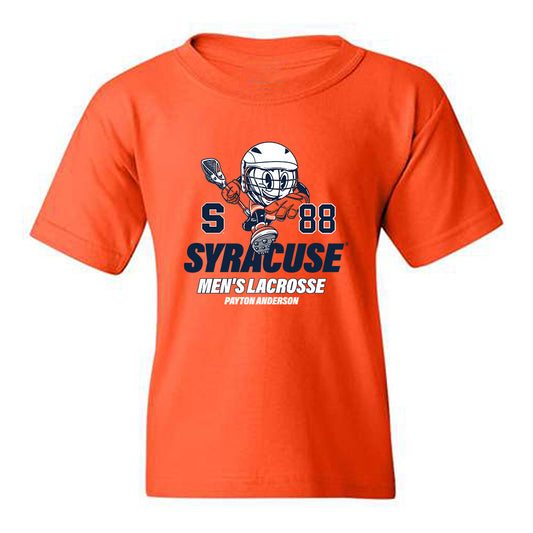 Syracuse - NCAA Men's Lacrosse : Payton Anderson - Fashion Shersey Youth T-Shirt-0