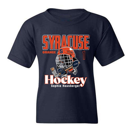 Syracuse - NCAA Women's Ice Hockey : Sophia Hausberger - Fashion Shersey Youth T-Shirt-0