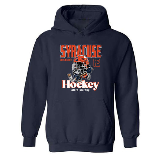 Syracuse - NCAA Women's Ice Hockey : Alara Murphy - Fashion Shersey Hooded Sweatshirt-0