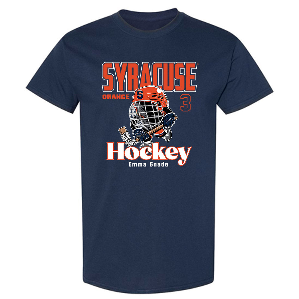 Syracuse - NCAA Women's Ice Hockey : Emma Gnade - Fashion Shersey T-Shirt-0
