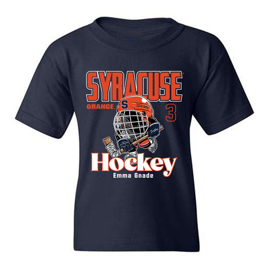 Syracuse - NCAA Women's Ice Hockey : Emma Gnade - Fashion Shersey Youth T-Shirt-0