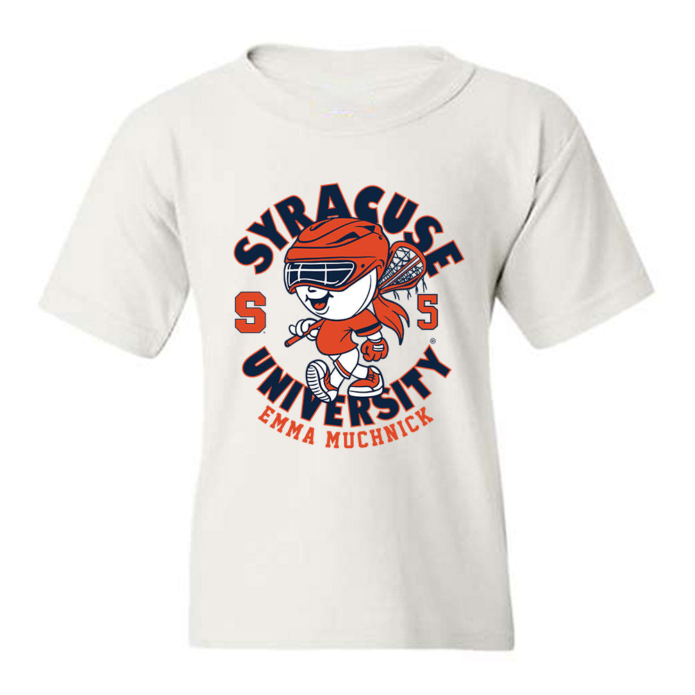 Syracuse - NCAA Women's Lacrosse : Emma Muchnick - Fashion Shersey Youth T-Shirt-0